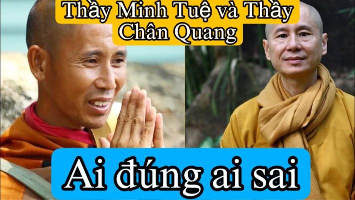 Thích Chân Quang và thầy Minh Tuệ