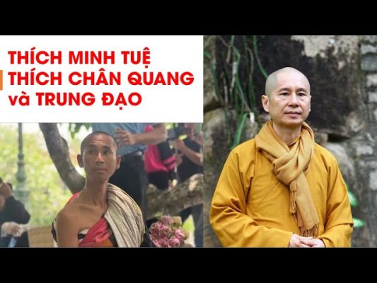 Thích Chân Quang và thầy Minh Tuệ